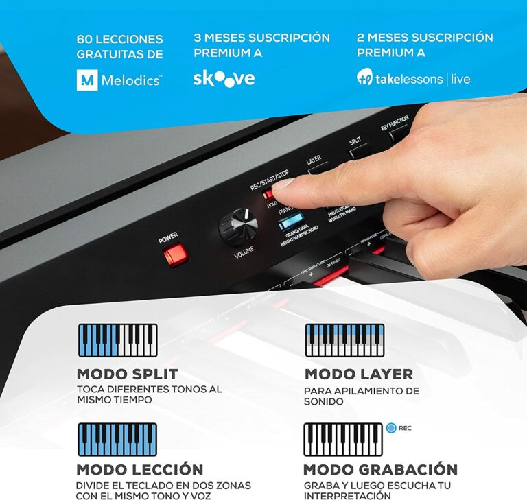 Reseña Alesis Recital Grand Piano Digital Pianos Digitales